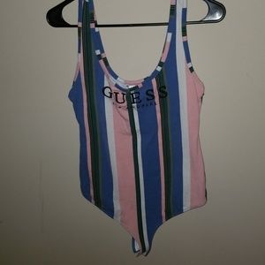 Striped Guess Bodysuit, in good condition